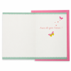 Interior de tarjeta para abuela con mensaje en francés Avec de gros bisous y mariposas | Shumy Interior de tarjeta para abuela con mensaje en francés Avec de gros bisous y mariposas